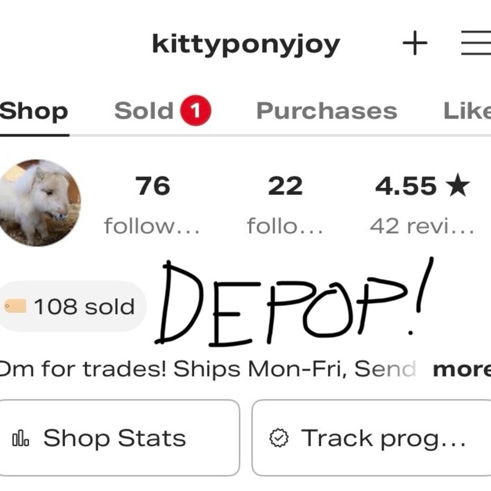 Depop account message me there for trades!